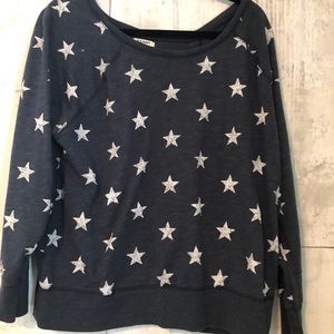EUC Old Navy Blue with stars sweatshirt XL